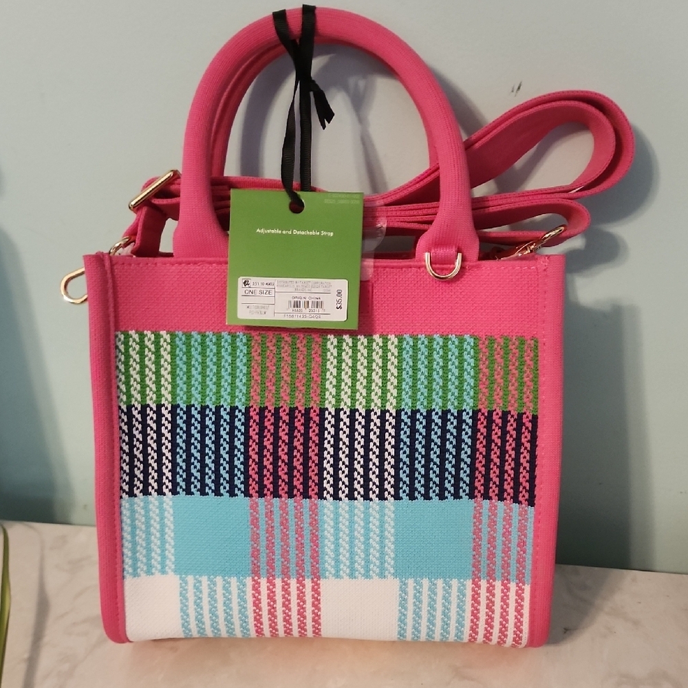 Kate Spade For Target Plaid Knit Crossbody